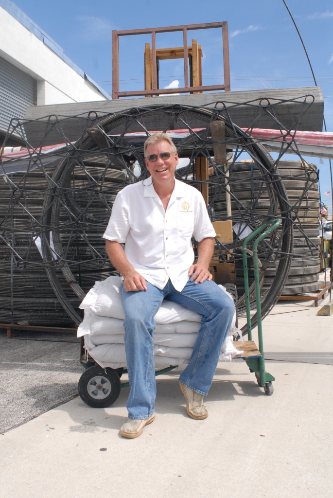 Don sitting on basalt gold mine